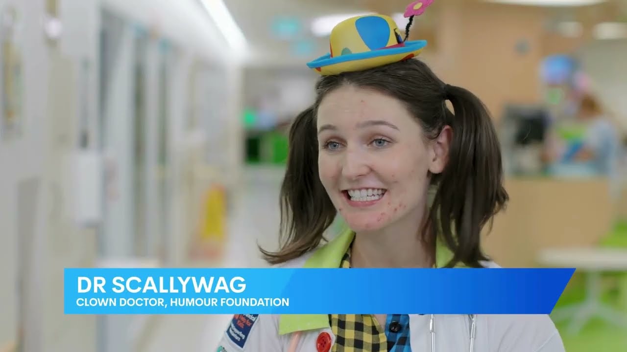 'The Humour Foundation says thank you to the Humpty Dumpty Foundation and their donors