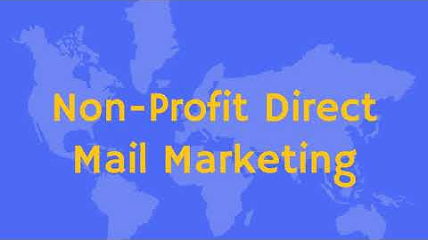 Non-Profit Direct Mail Services