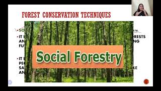 Natural Vegetation in India: Conservation of forests Part 4