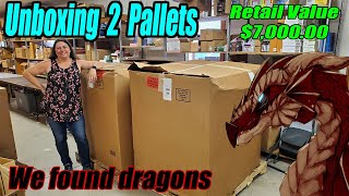 Unboxing 2 Pallets of Uninspected Returns from Bulq.com - We found dragons!