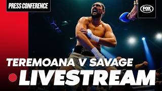 LIVE: Teremoana Teremoana v DeAndre Savage Press Conference 🥊 | Matchroom | Fox Sports Australia