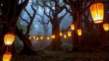 Lanterns Guiding Through the Forest • Mystical Meditation Music for Peace & Healing