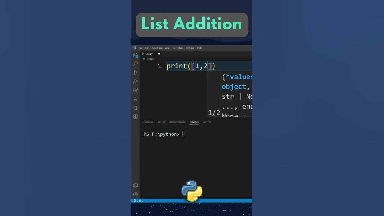 What Happens if We Add Two Lists in Python ? Python Interview Question ...