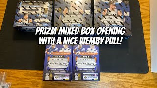 2023 Prizm Basketball Football mixed box opening with a nice Wembanyama pulled!