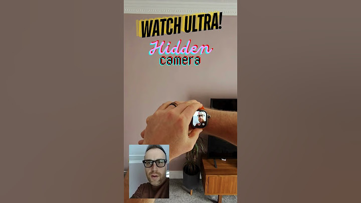 Hidden Camera on Watch Ultra - Secret Revealed! 📸 #Shorts