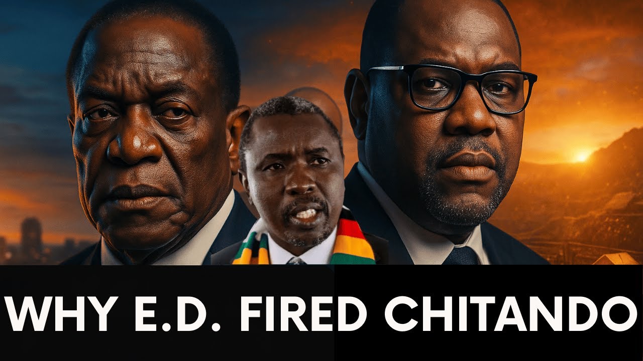 The REAL Reason Mnangagwa FIRED Chitando Suddenly YouTube