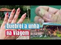 VLOG: Fim de Semana em Cunha + Remendo na Unha com Esmalte Adesivo