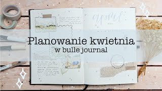 Planowanie kwietnia 2023 cz.I | Bullet Journal | Motyw Górskich Wędrówek