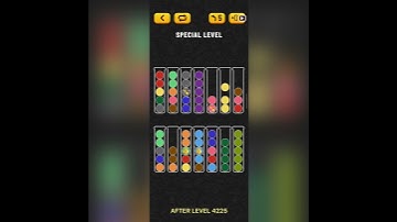 Ball Sort Special Level - Locked Ball (after Level 4225)