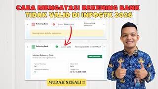 Cara Mengatasi Rekening Bank Tidak Valid Di InfoGTK 2026