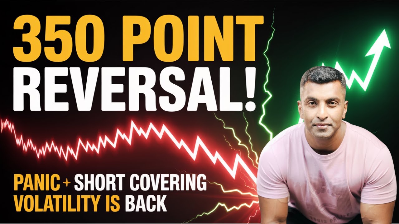 350-Point Intraday Reversal! | Short Covering Shock | Post-Market Analysis 12 Jan 2026