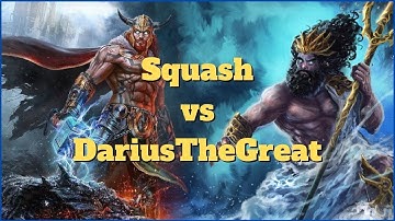 Squash (Thor) vs DariusTheGreat (Poseidon) | Perfect Thor Exists? #aom #ageofempires