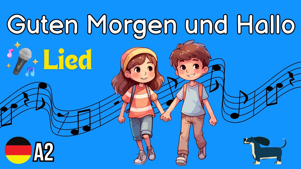 Guten Morgen Kinder Lied Verschidene Sprache Guten Morgen und Hallo | Kinderlied | Begrüßungslied | Morgenkreislied