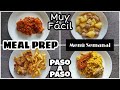MEAL PREP 9/ Menú Semanal Fácil/ cocina conmigo/ Cook with me/ 4 recetas/ Conejo/ Maricenta