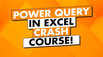 Excel Power Query Course: Power Query Tutorial for Beginners