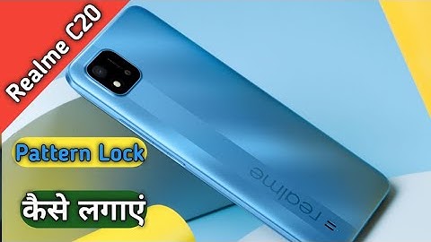 How To Set Pattern Lock in Realme C20,Realme C20 Main Pattern Lock Keise Lagaen, Pattern Lock Set-up