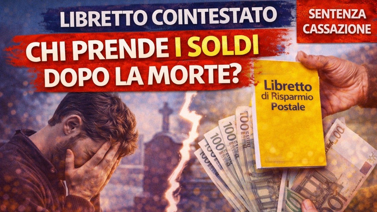 Libretto postale cointestato: chi prende i soldi dopo la morte? Sentenza Cassazione