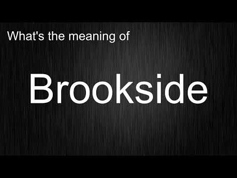 Video: Cosa significa brookside?