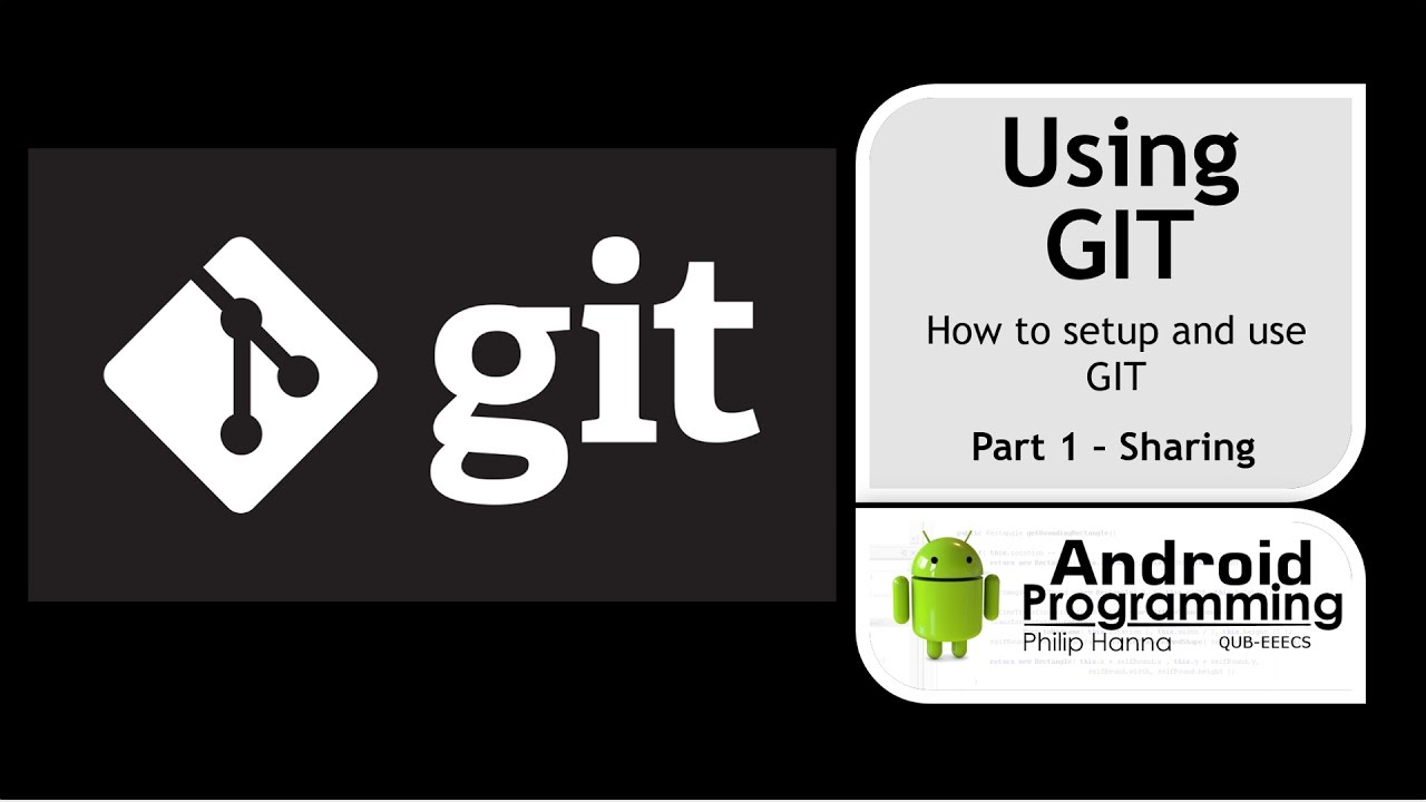 Android Game Development - Week 3 – Using Git – Setup - YouTube