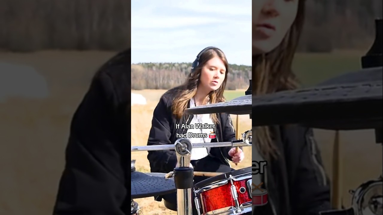 If Alan Walker had Drums 🥁 #alanwalker #drummer #drumcover #drums #outdoor @Alanwalkermusic