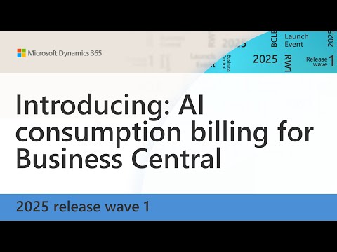 Introducing AI consumption billing for Business Central