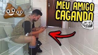Filmei Meu Amigo Fazendo Cocô - Trollando Meu Amigo Rezende Evil