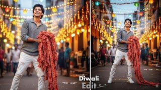दिवाली फोटो एडिटिंग एआई का उपयोग करके 🌟 screenshot 1