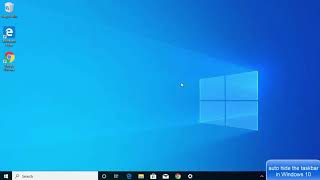 How to Hide the Taskbar in Windows 10