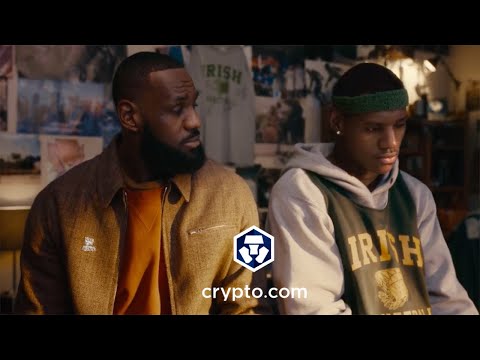Crypto.com LeBron James Super Bowl LVI Commercial | Young LeBron CGI "Fortune Favors the Brave"