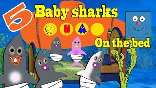 The Shapes Vivashapes Kids Love Jumping On The Bed Baby Shark Jumping On The Sea Bed