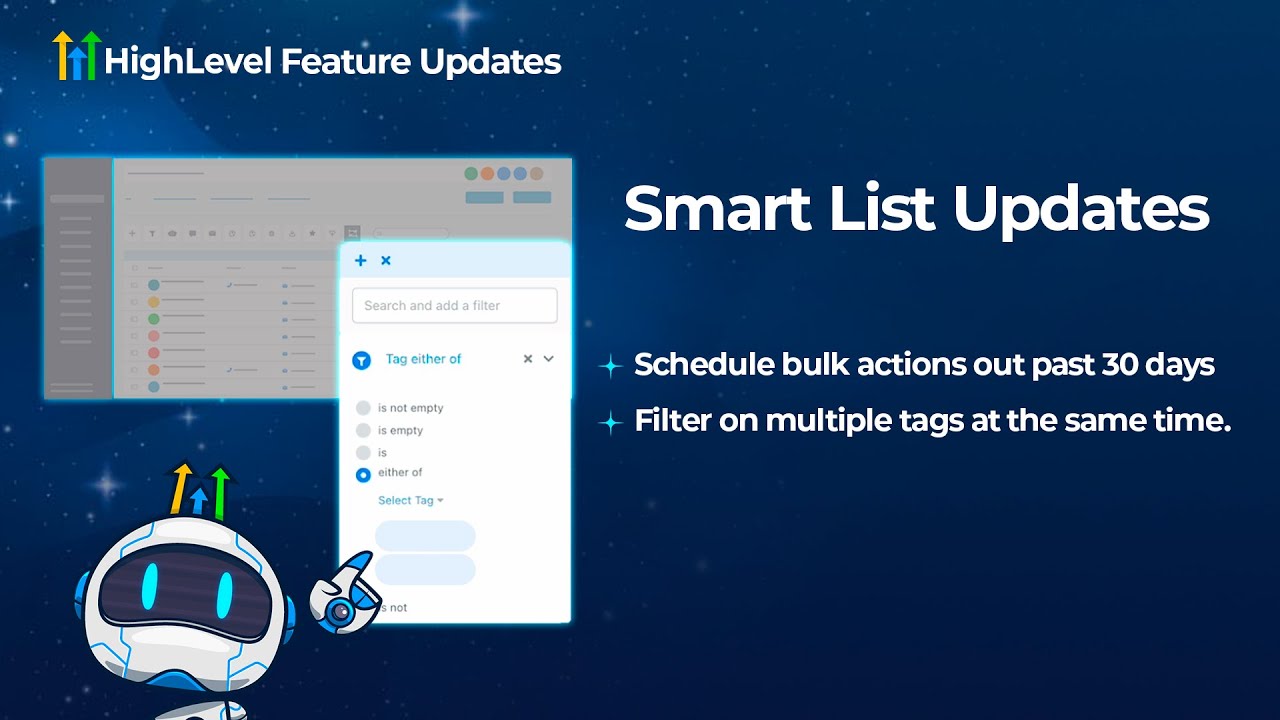 Smart List Updated -- No more 30 day limit + multiple tag filter live ...