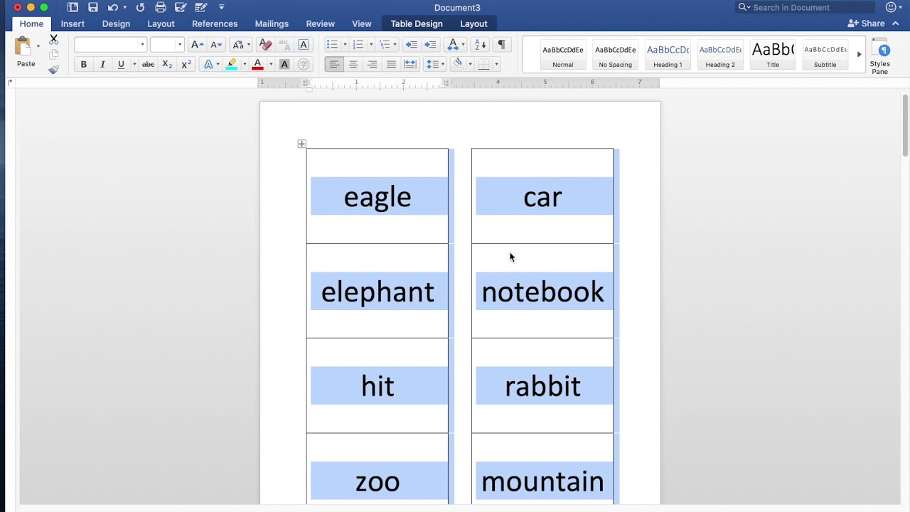 how-to-make-flashcards-on-microsoft-word-2016-printable-form