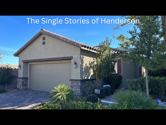 Single Story Homes For Sale Henderson - Inspirada | KB Homes Landings | 1150 Model Tour $390k+