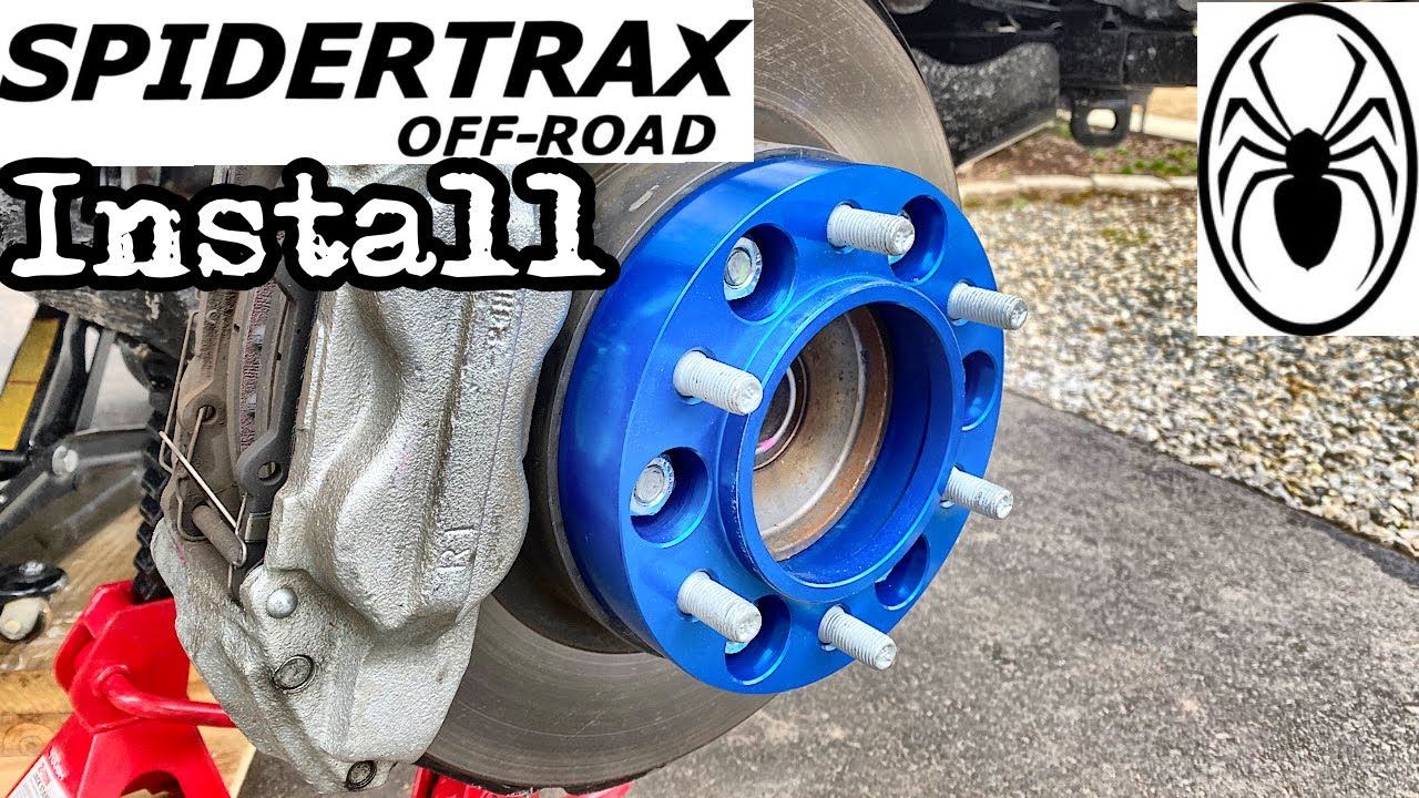 1.25" Spidertrax Wheel Spacers Install (WHS007) 2021 Toyota Tacoma TRD