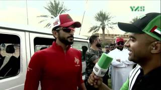 حوار سمو الشيخ ناصر بن حمد آل خليفة بعد سباق السيدات
