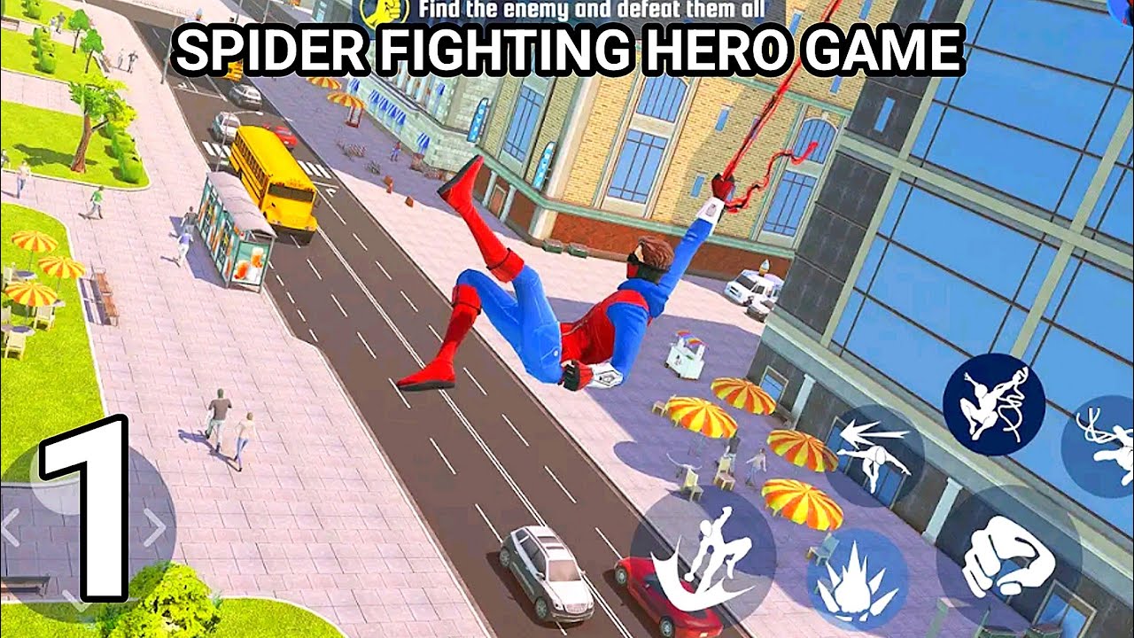 Spiderman - Spider Fighting Hero Game - Android Gameplay Walkthrough #1