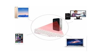 Laser Projection Virtual Keyboard with Mouse Function.