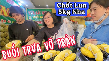 Giữa Trưa Khách Lên Cơn Thèm Ghé Vựa Sầu Riêng Hiếu Nghĩa Chốt Đơn Ri 6 Cơm Vàng Hạt Lép.