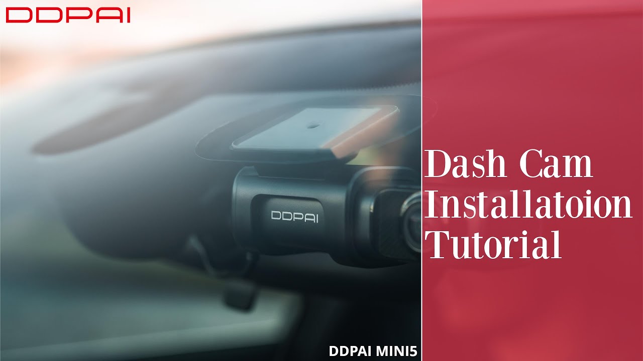 Dash Cam Installation Tips  How to install DDPAI MINI5 Dash Cam? 