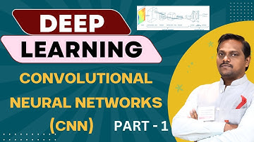 Deep Learning | Video 3 | Part 1 | Convolutional Neural Networks (CNN) | Venkat Reddy AI Classes