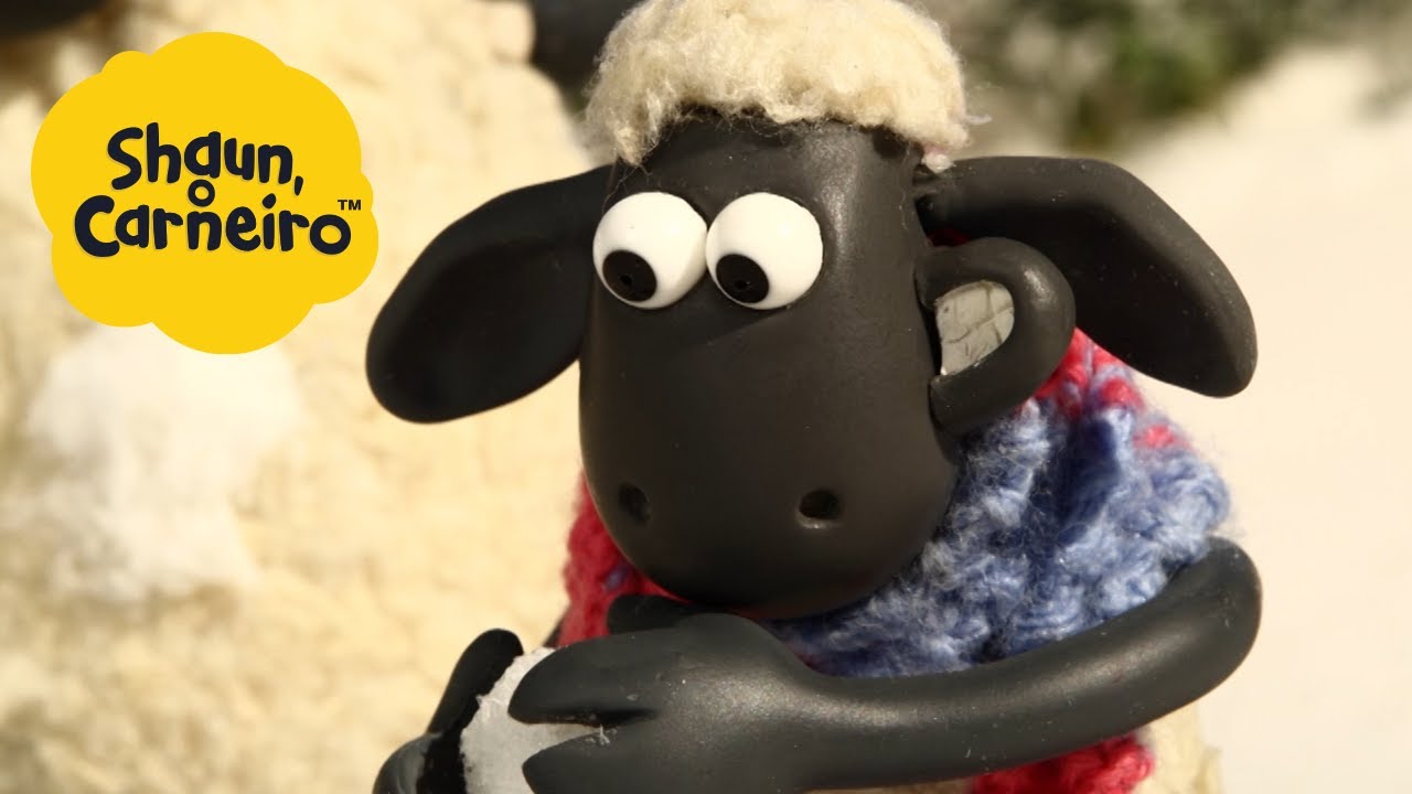 🐑Shaun, o Carneiro [Shaun the Sheep] Luta de neve! 🐑 Hora Especial🐑| Cartoons Para Crianças
