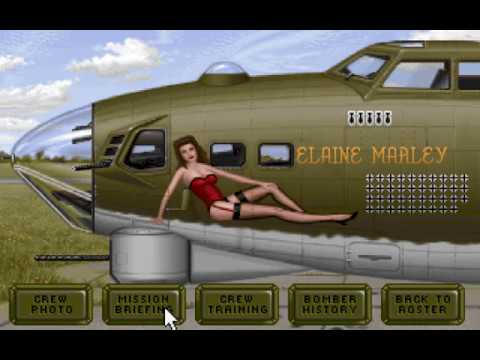 B-17: Flying Fortress (PC,DOS) Airfield Bombing, Elite, 1992, MicroProse ,SB/FM