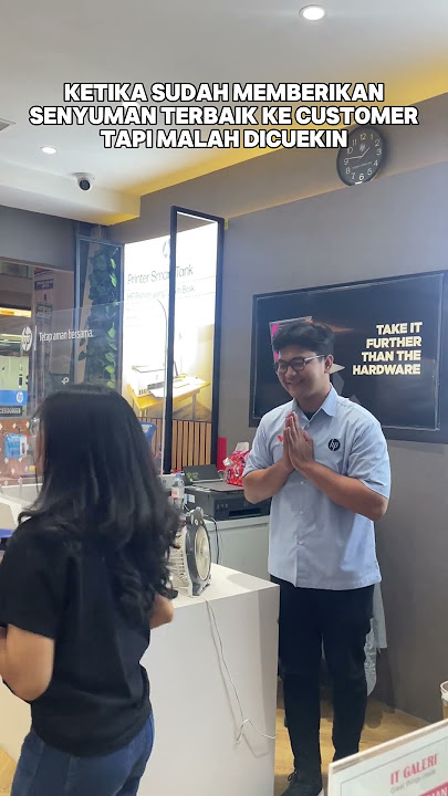 Senyuman Terbaik Ke Customer #shorts #videoviral #videolucu #fyp