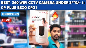 CP PLUS eezo CP21 UNBOXING & REVIEW ।। BEST 360° WIFI CCTV CAMERA UNDER 2**0/- #cctv #cc_camera  #CP