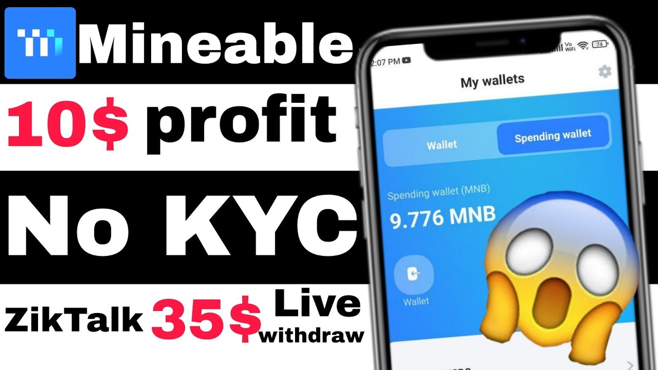 35$ Live Withdrawal | New Crypto Loot Today | Mineable Wallet Airdrop | MNB | Ziktalk Withdrawal