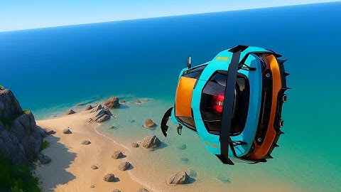 Cars vs Incomplete Roads #1 - BeamNG.drive Crashes &  falls 2025