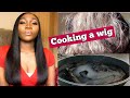 HOW TO BOIL A WIG|| BRING OLD WIG/BUNDLE TO LIFE|| Tessy Osibamowo