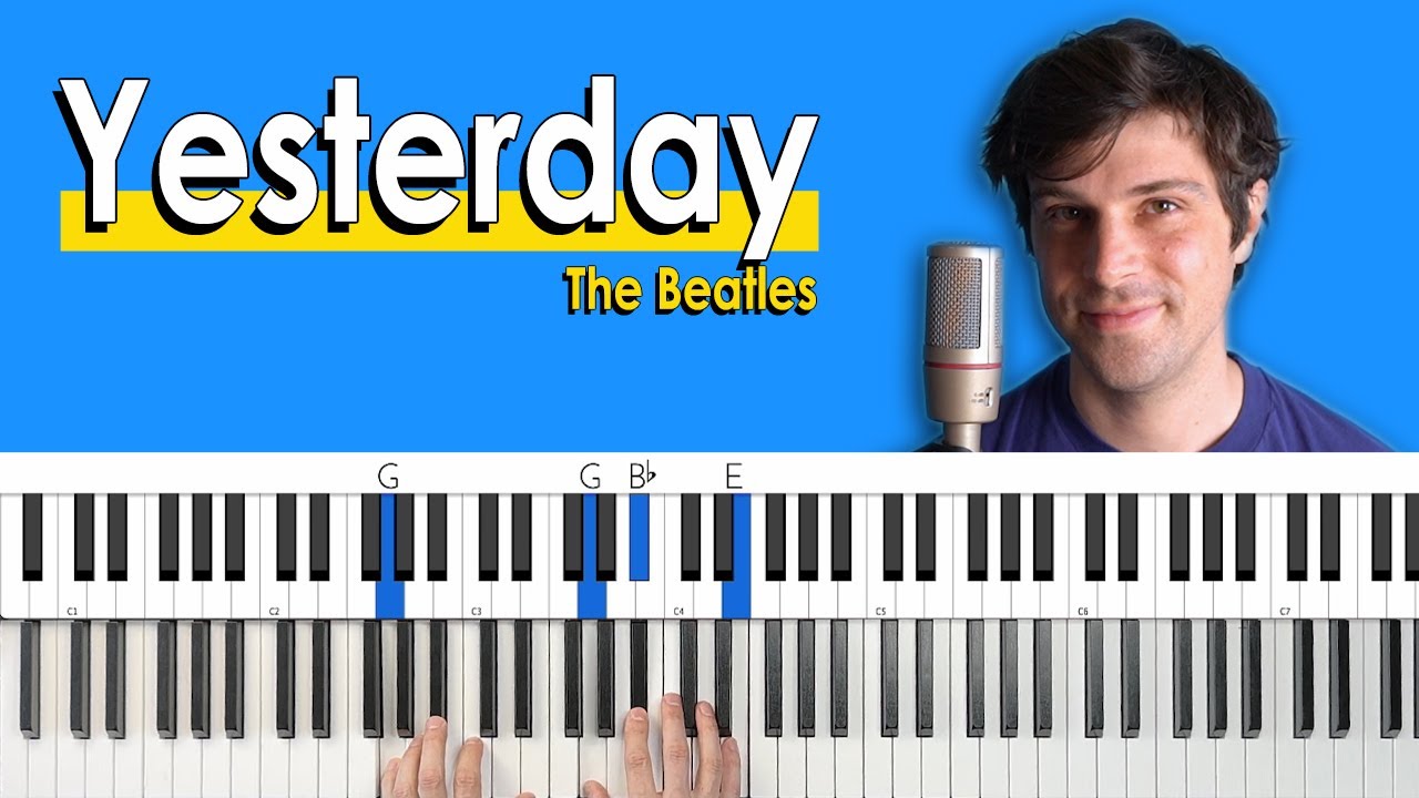How To Play “Yesterday” by The Beatles [Piano Tutorial + Chord Chart ...