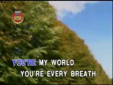 YOU'RE MY WORLD KARAOKE - YouTube