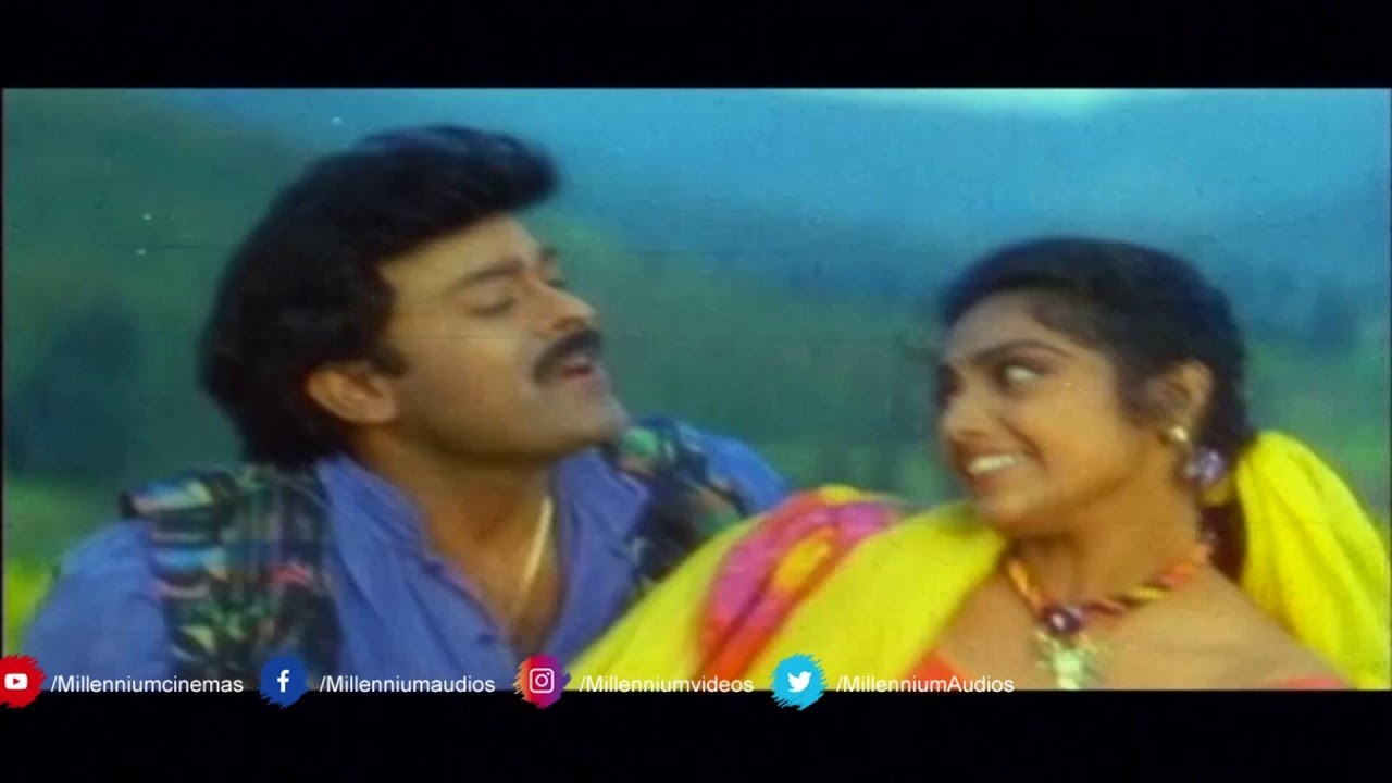 Adhiyil Poothatho |  Big Boss | Movie Song | K.S.Chithra | M.G.Sreekumar | Chiranjeevi | Roja |